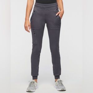 Jaanuu Women's 10-Pocket Scrub Jogger - Limited Edition Slate Color